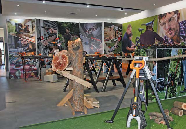 The power tool brand, Worx is now on exhibition at Vermont Sales’s exhibition centre.