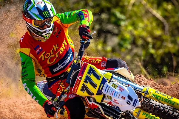 Ryan Hunt 4th Overall at World Vets Motocross – Team Tork Craft Success